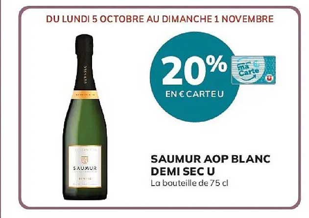 SAUMUR AOP BLANC DEMI SEC U