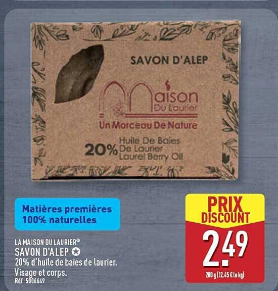 SAVON D'ALEP