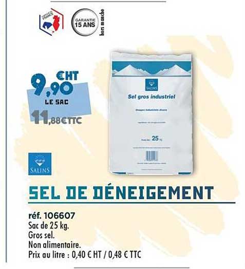 SEL DE DÉNEIGEMENT