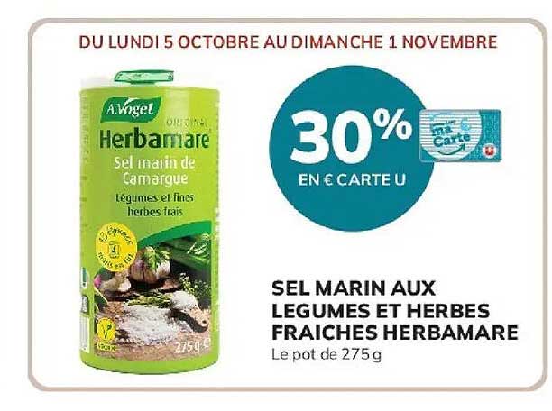 SEL MARIN AUX LEGUMES ET HERBES FRAICHES HERBAMARE