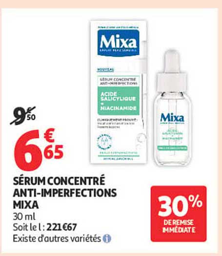 SÉRUM CONCENTRÉ ANTI-IMPERFECTIONS MIXA