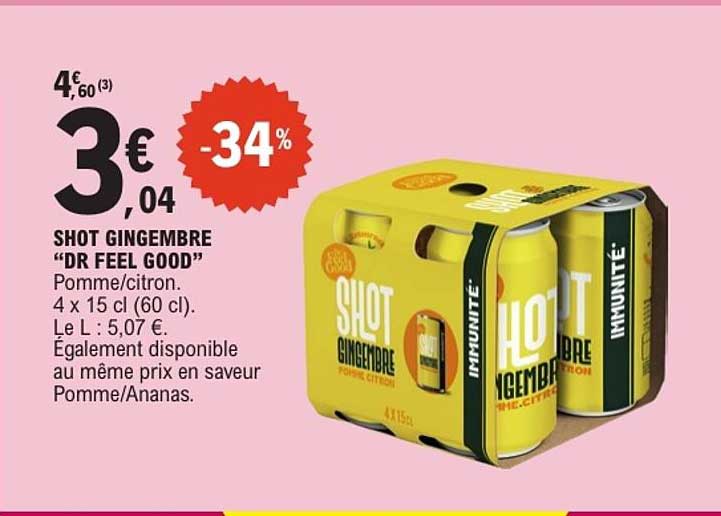 SHOT GINGEMBRE “DR FEEL GOOD”