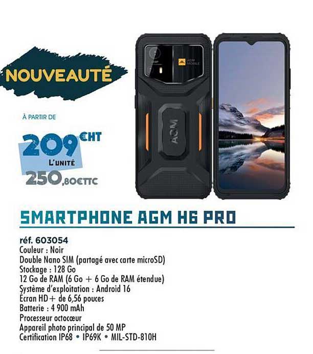 SMARTPHONE AGM H6 PRO
