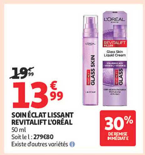 SOIN ÉCLAT LISSANT REVITALIFT L’ORÉAL