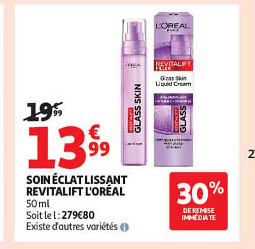 SOIN ÉCLAT LISSANT REVITALIFT L'ORÉAL