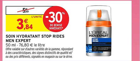 SOIN HYDRATANT STOP RIDES MEN EXPERT