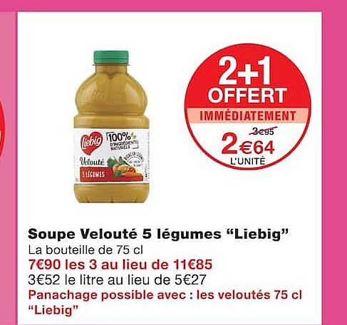 Soupe Velouté 5 légumes “Liebig”
