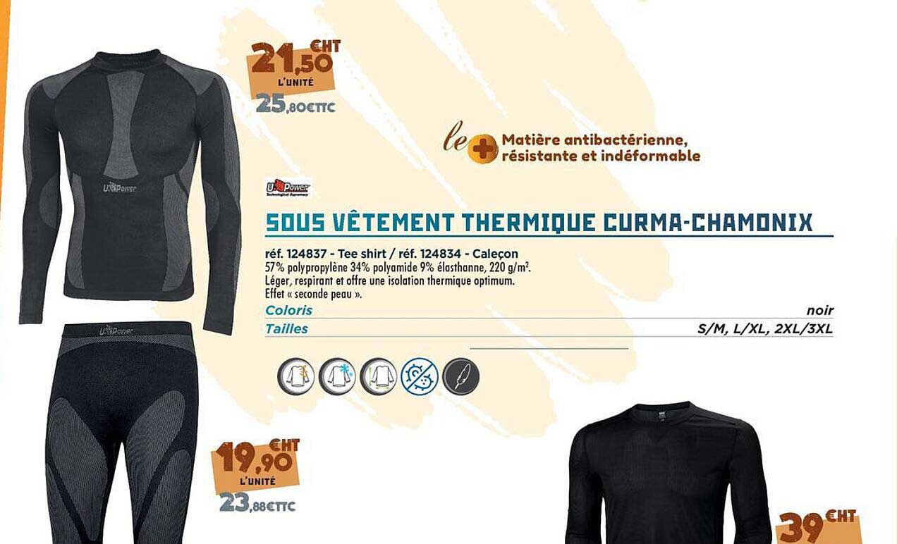 SOUS VÊTEMENT THERMIQUE CURMA-CHAMONIX