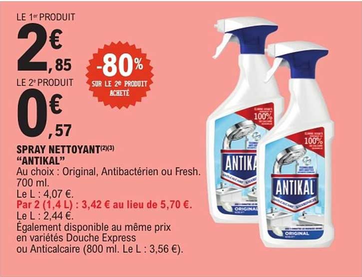 SPRAY NETTOYANT «ANTIKAL»