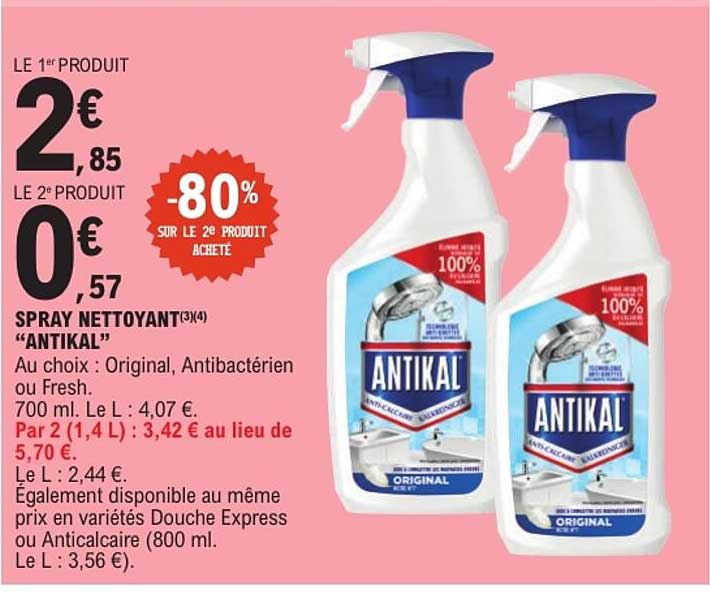 SPRAY NETTOYANT ANTIKAL