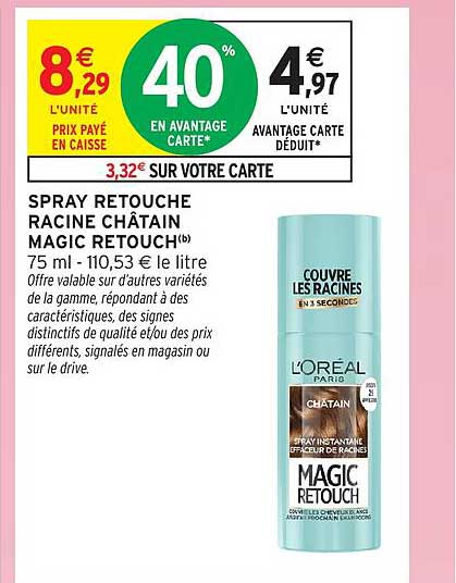 SPRAY RETOUCHE RACINE CHATÂIN MAGIC RETOUCH