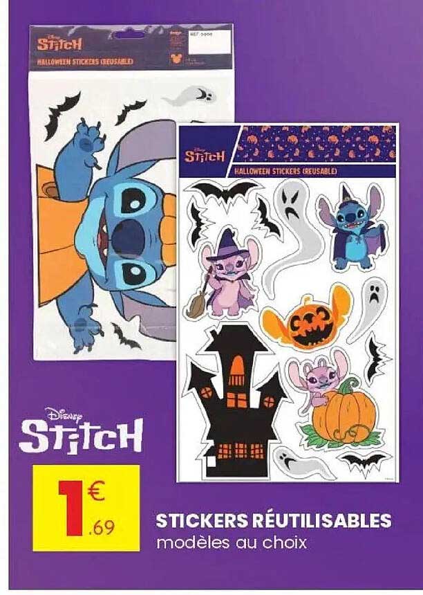 STICKERS RÉUTILISABLES modèles au choix