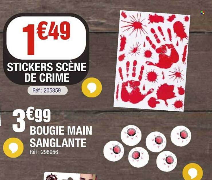 STICKERS SCÈNE DE CRIME