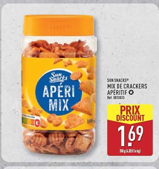 SUN SNACKS® MIX DE CRACKERS APÉRITIF