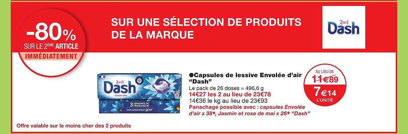 SUR UNE SÉLECTION DE PRODUITS DE LA MARQUE