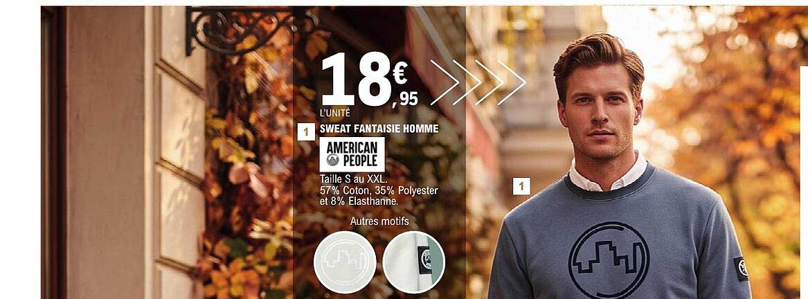 SWEAT FANTAISIE HOMME