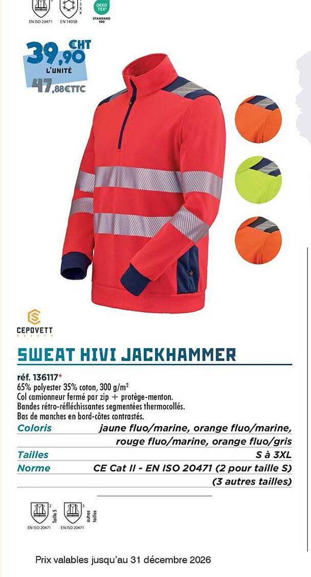 SWEAT HIVI JACKHAMMER