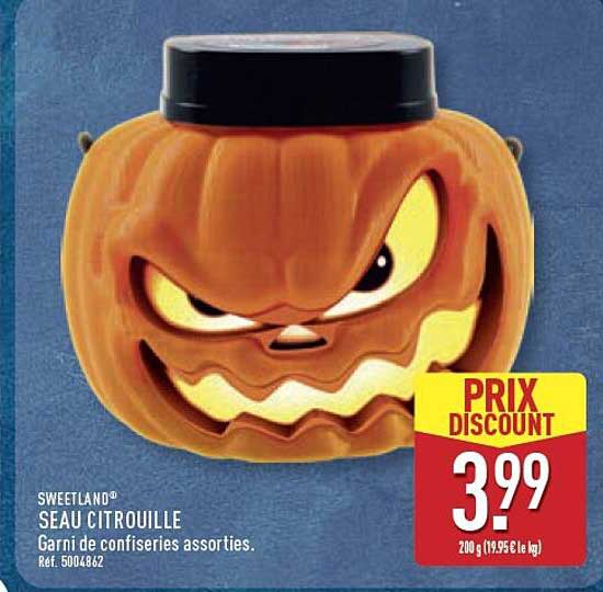 SWEETLAND® SEAU CITROUILLE