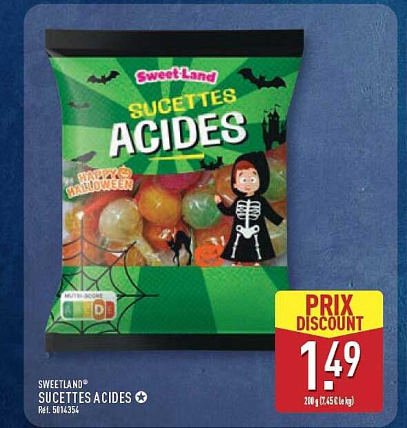SWEETLAND® SUCETTES ACIDES