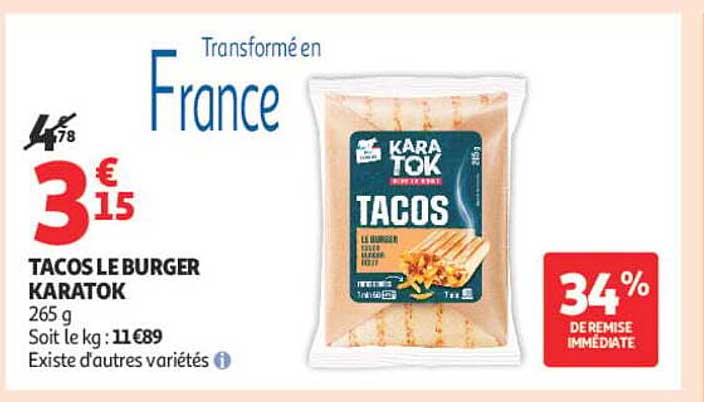 TACOS LE BURGER KARATOK