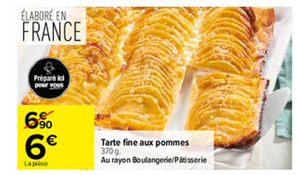 Tarte fine aux pommes