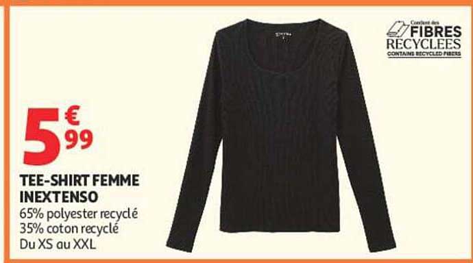 TEE-SHIRT FEMME INEXTENSO
