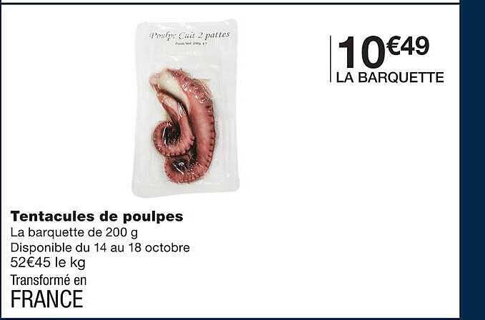 Tentacules de poulpes