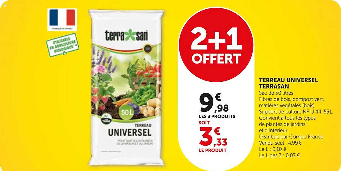 TERREAU UNIVERSEL TERRASAN