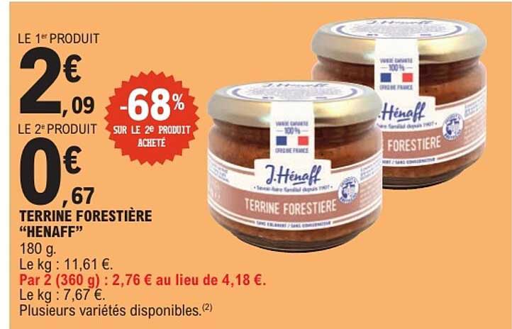 TERRINE FORESTIÈRE “HENAFF”