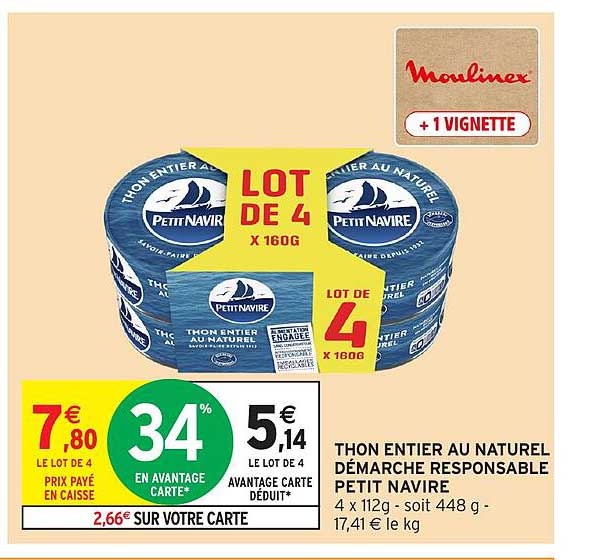 THON ENTIER AU NATUREL DEMARCHE RESPONSABLE PETIT NAVIRE
