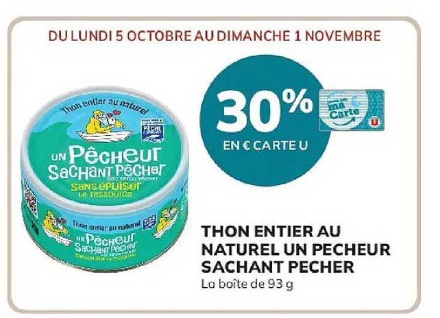 THON ENTIER AU NATUREL UN PÊCHEUR SACHANT PÊCHER