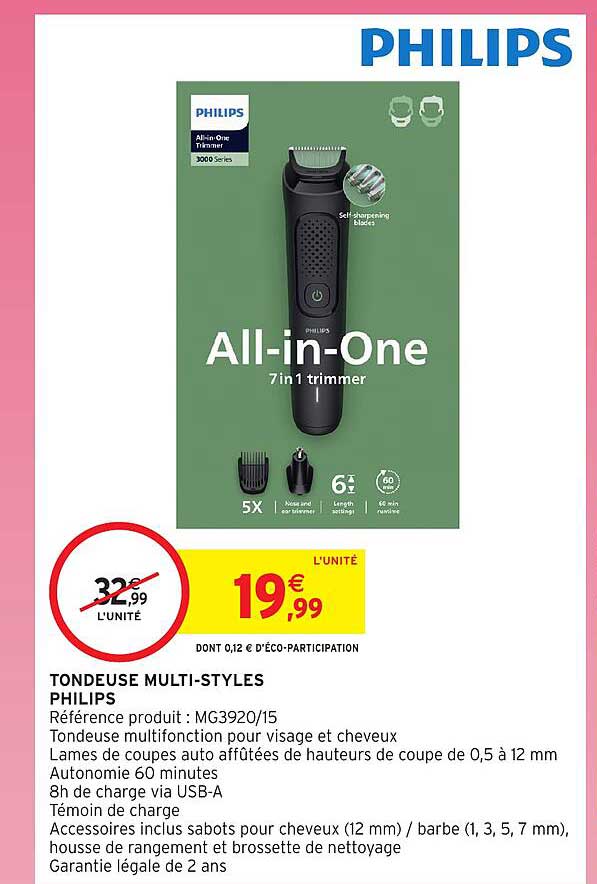 TONDEUSE MULTI-STYLES PHILIPS
