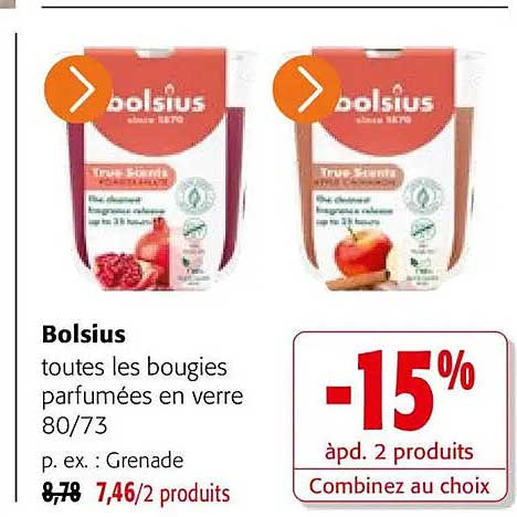 toutes les bougies parfumées en verre 80/73