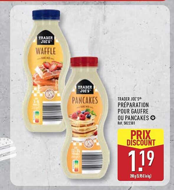 TRADER JOE'S® PRÉPARATION POUR GAUFRE OU PANCAKES