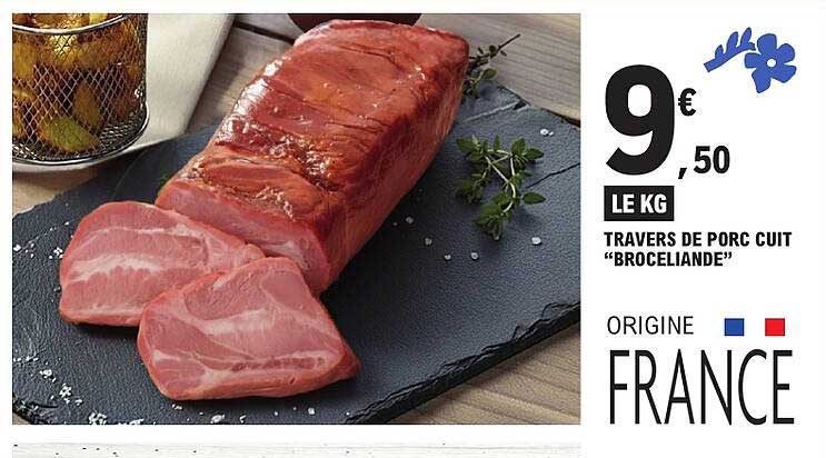 TRAVERS DE PORC CUIT "BROCÉLIANDE"