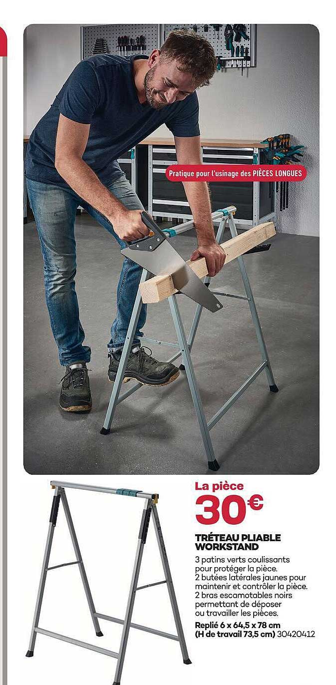 TRÉTEAU PLIABLE WORKSTAND