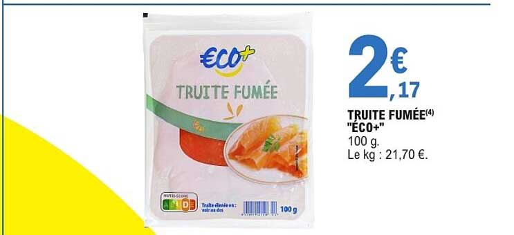 TRUITE FUMÉE "ECO+"