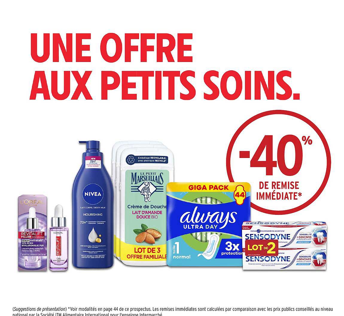 UNE OFFRE AUX PETITS SOINS.