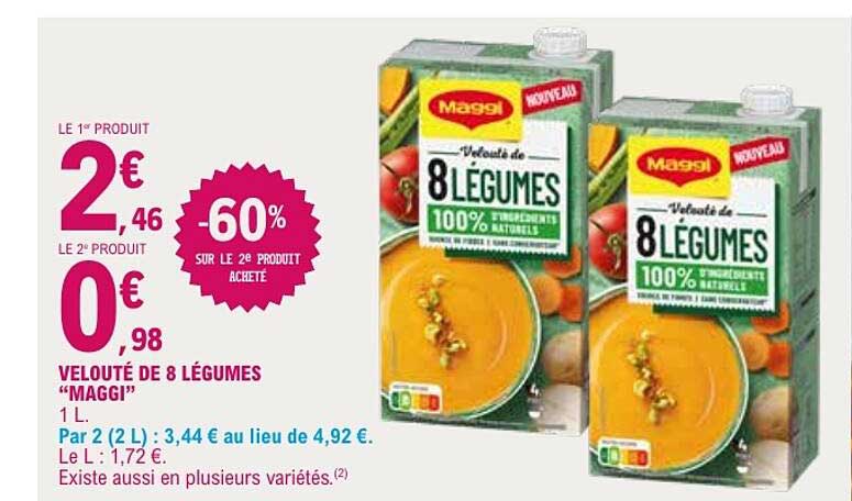 VELOUTÉ DE 8 LÉGUMES “MAGGI”