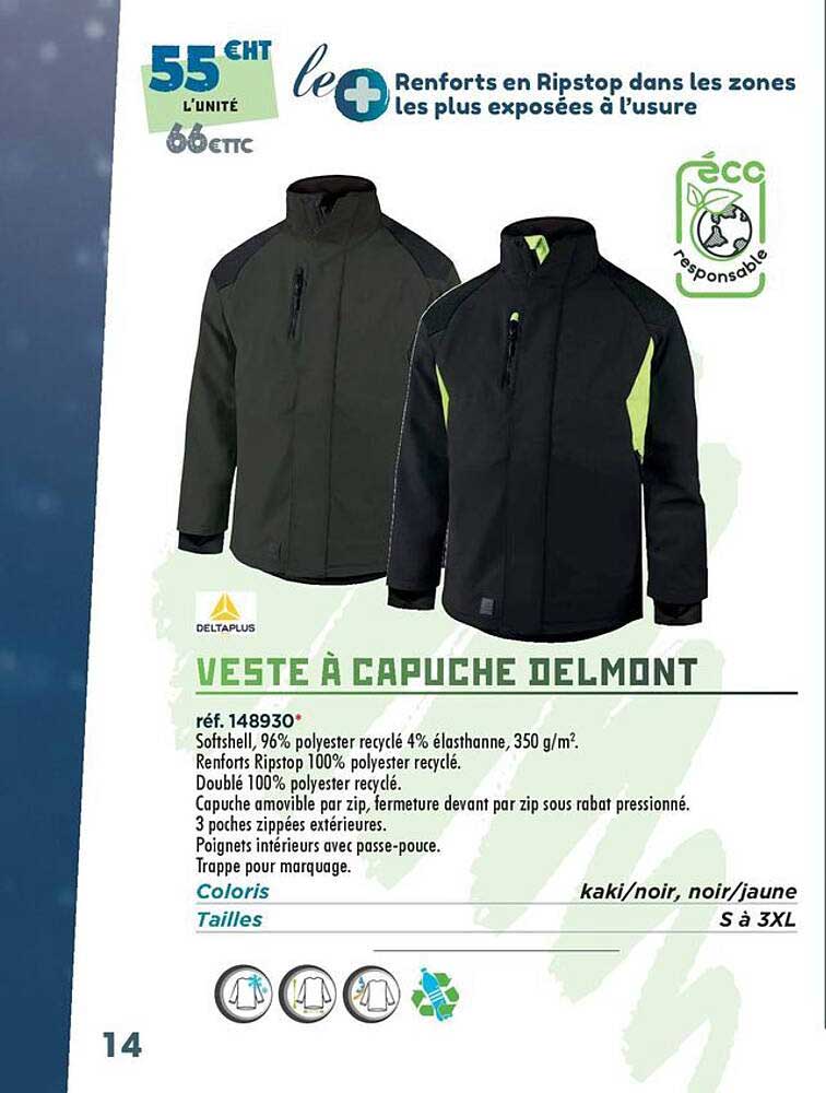 VESTE À CAPUCHE DELMONT