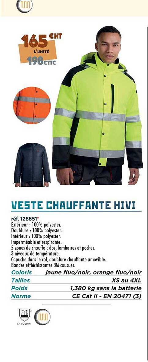 VESTE CHAUFFANTE HIVI