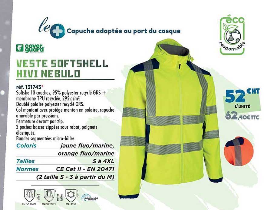VESTE SOFTSHELL HIVI NEBULO
