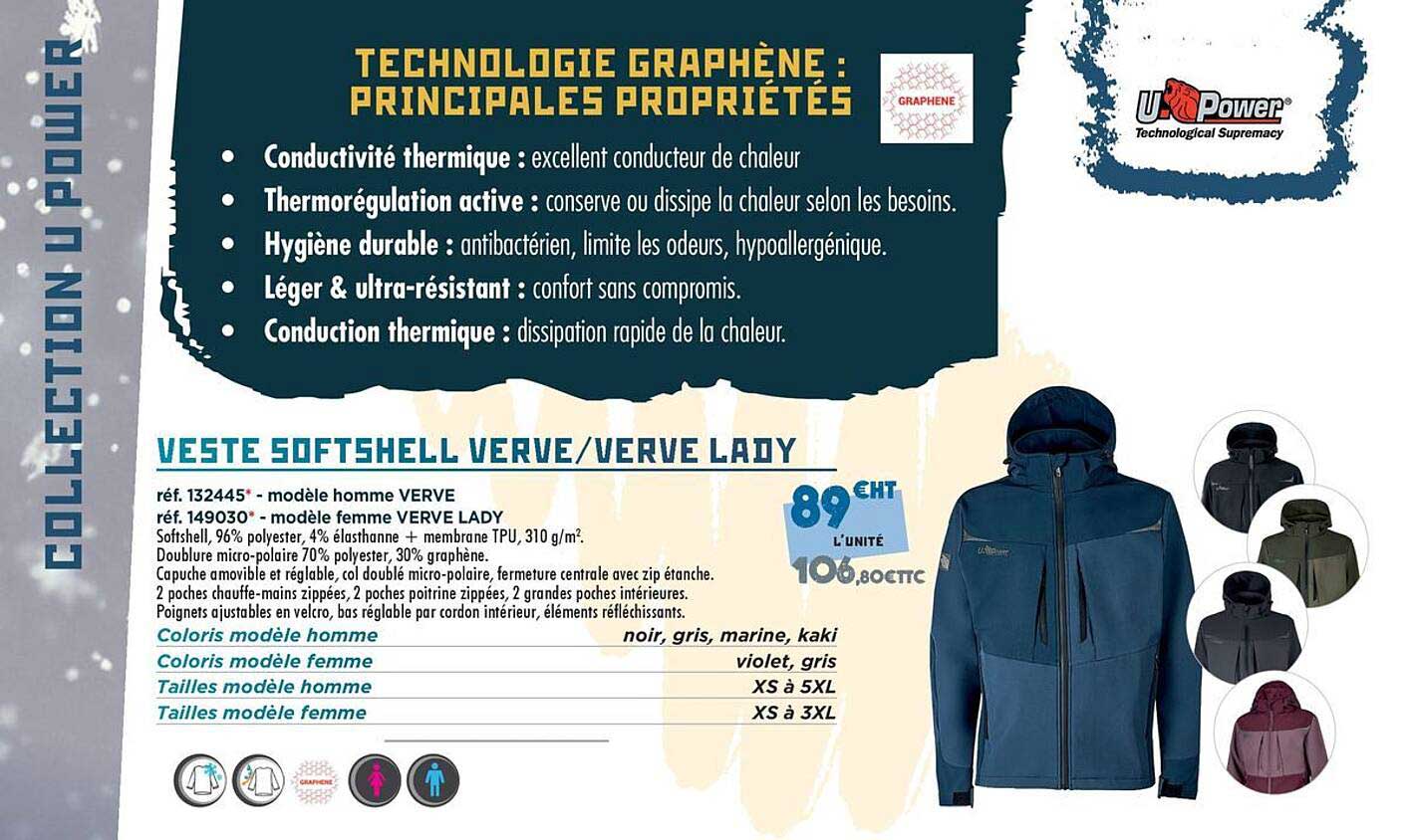 VESTE SOFTSHELL VERVE / VERVE LADY