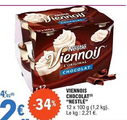 VIENNOIS CHOCOLAT «NESTLÉ»