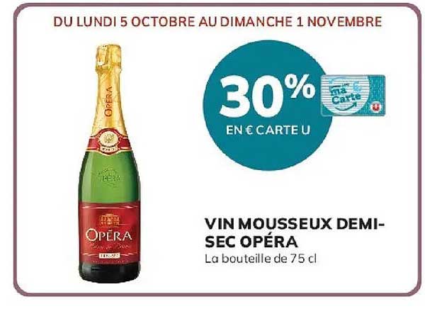 VIN MOUSSEUX DEMI-SEC OPÉRA
