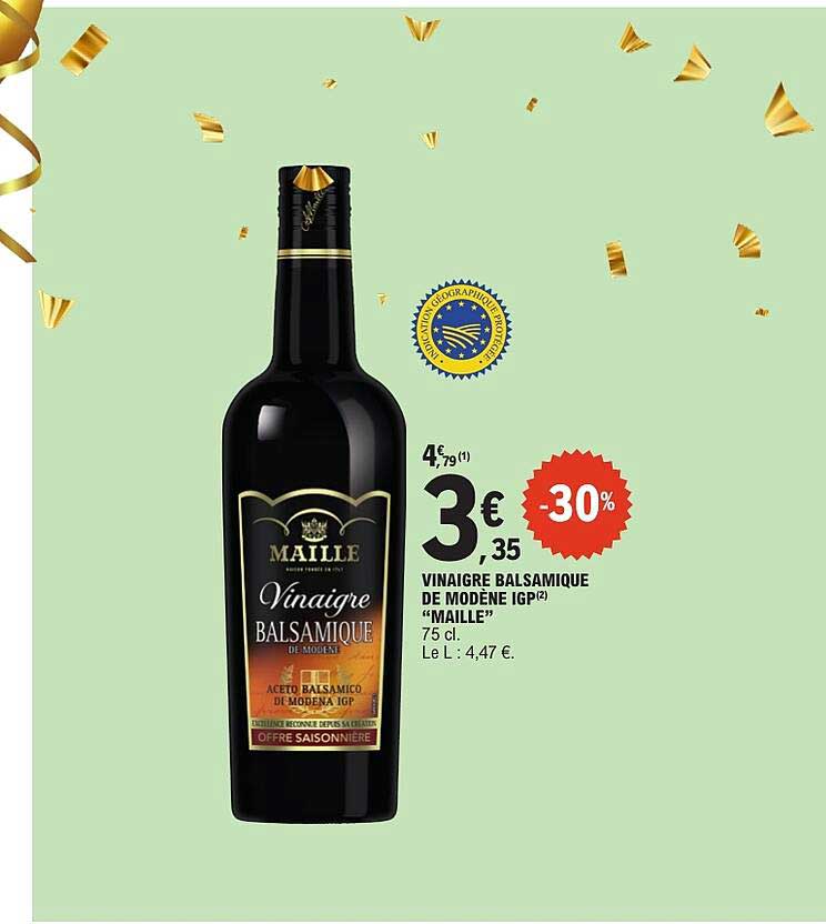 Vinaigre balsamique de Modène IGP "Maille"