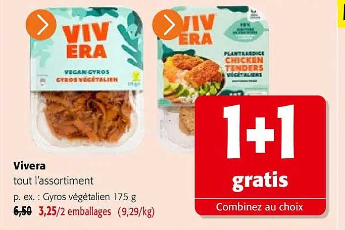 Vivera tout l'assortiment