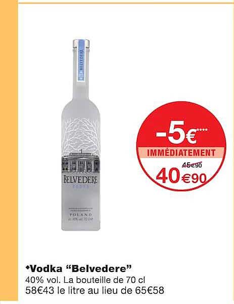 Vodka "Belvedere"