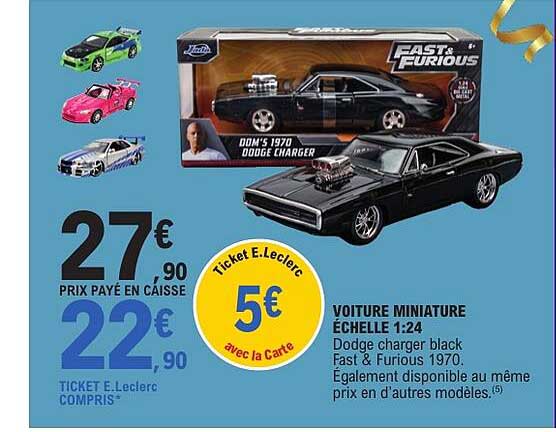 VOITURE MINIATURE ÉCHELLE 1:24
