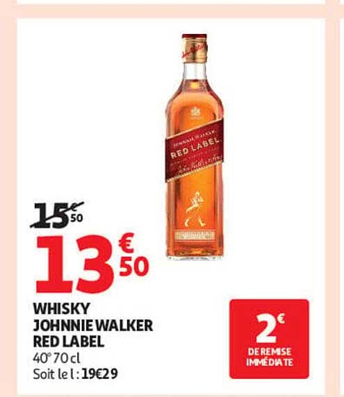 WHISKY JOHNNIE WALKER RED LABEL